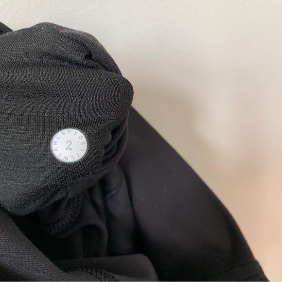 Lululemon Wunder Under Tech Mesh Black Leggings Size 2 - Picture 7 of 8